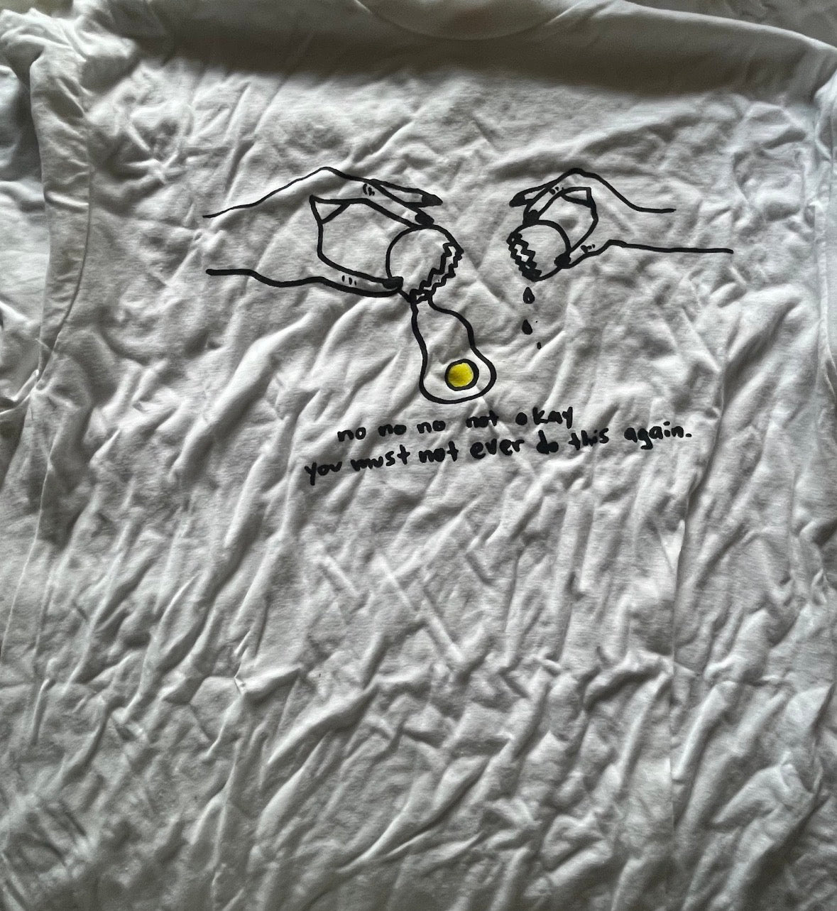 No no no egg shirt