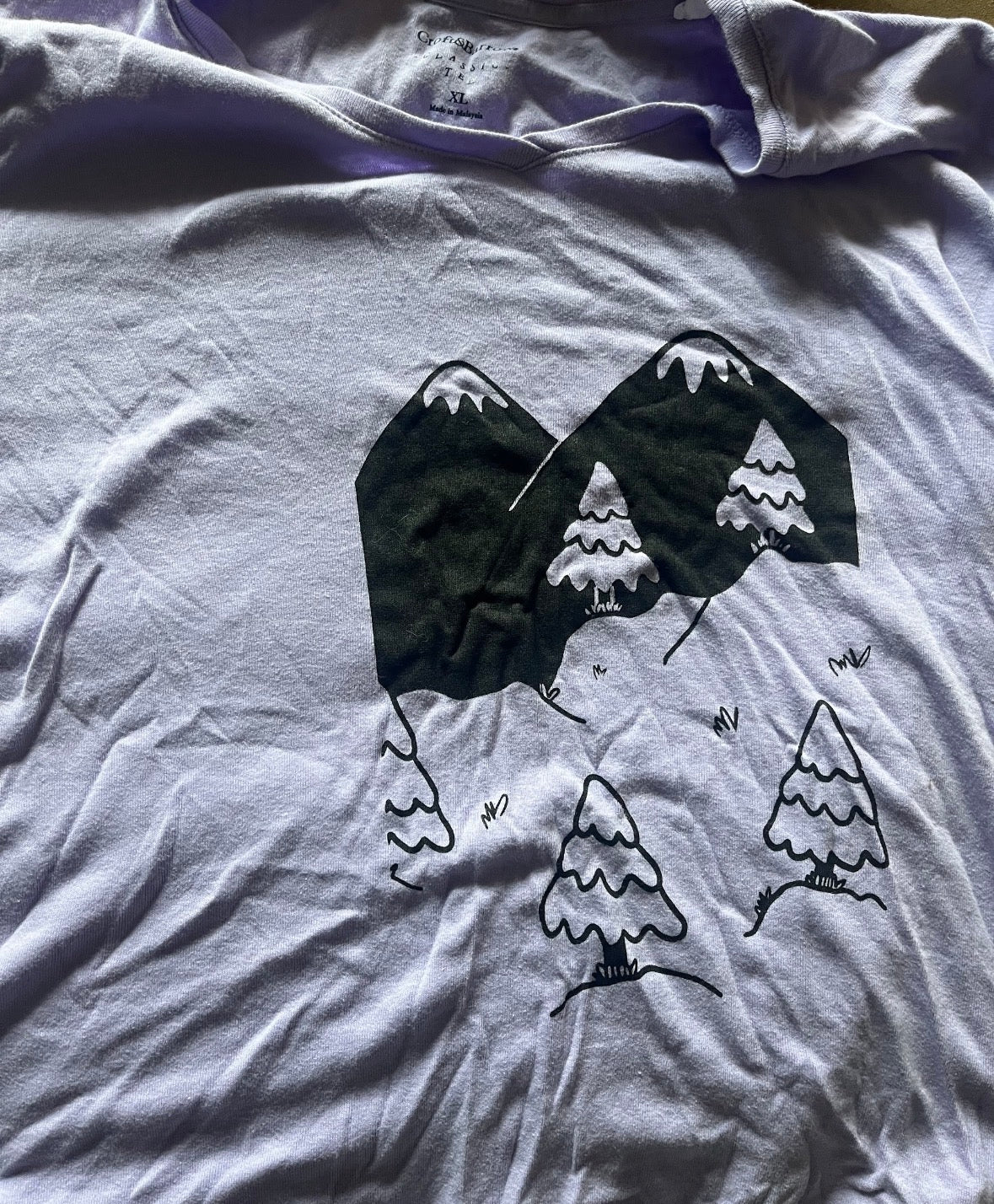 Snowy Mountain shirt