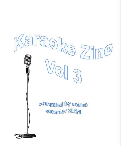 Karaoke Zine