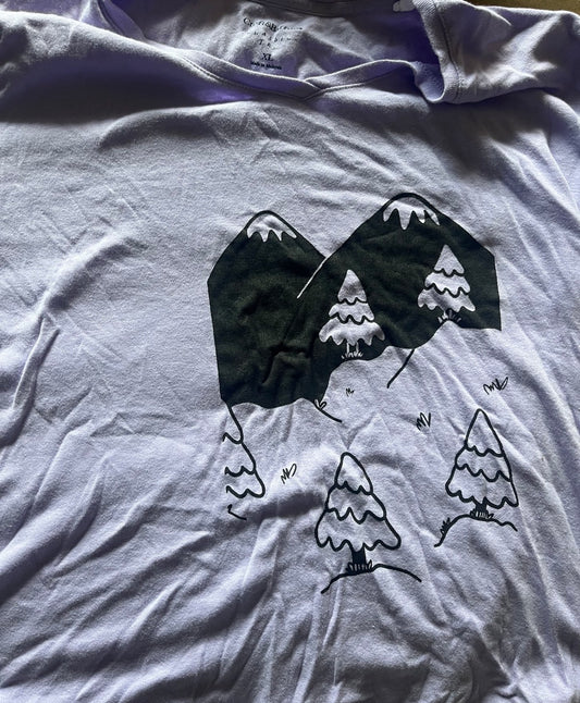 Snowy Mountain shirt