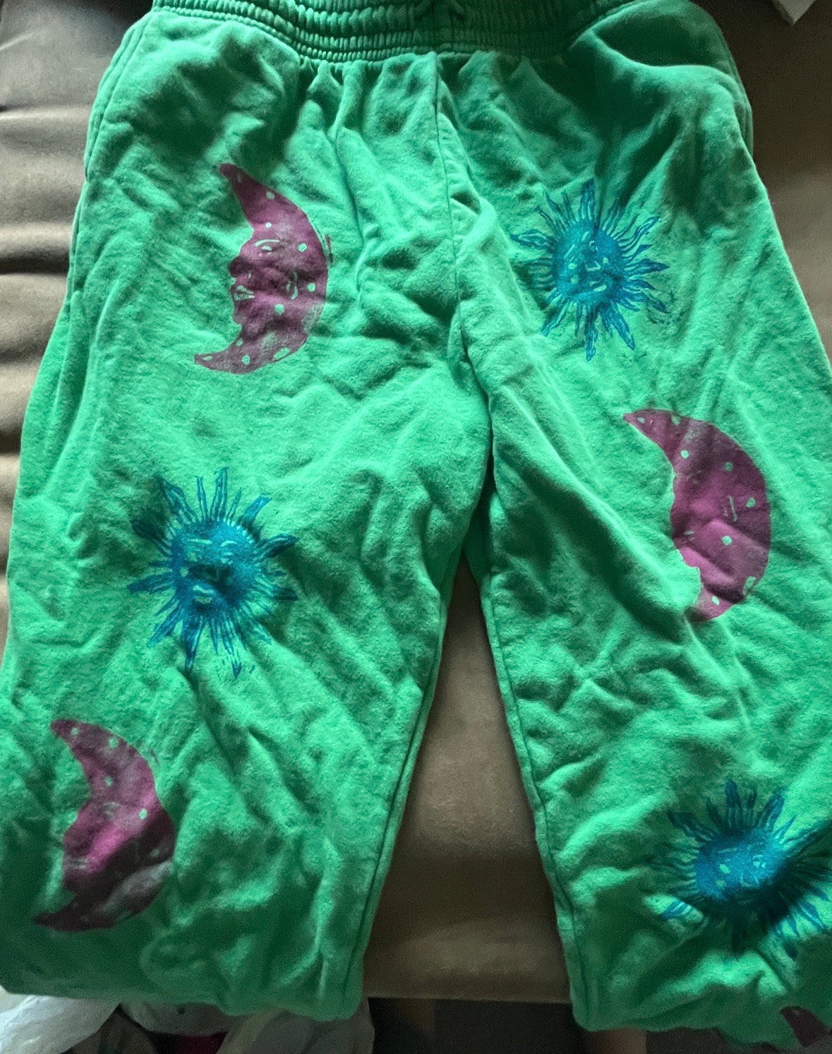 Block printed sweats